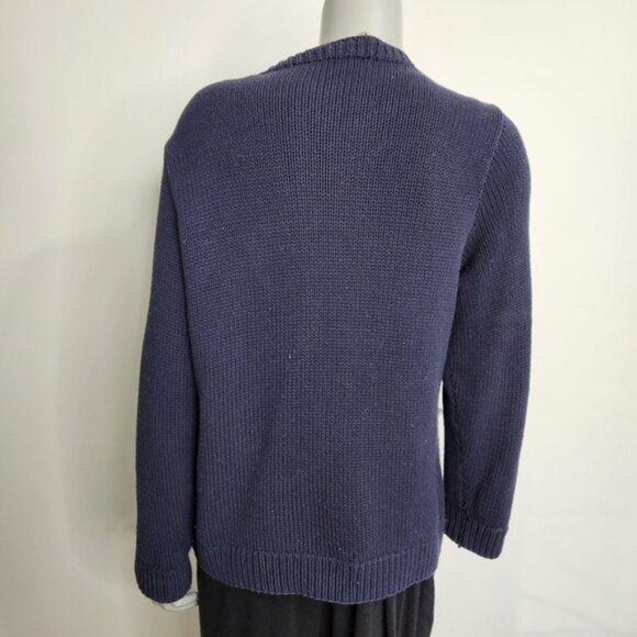 Vintage Northern Reflections Chunky Tacky Winter Holiday Cardigan Sweater Size L - Picture 5 of 12